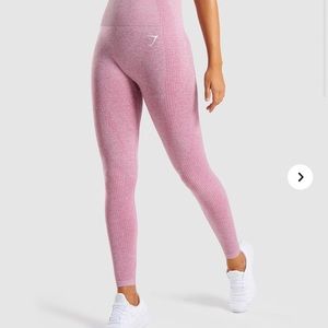 Gymshark viral seamless leggings in dusty pink